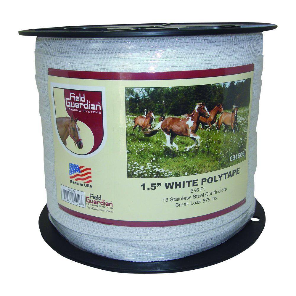 Field Guardian 631666 1.5 in. White Polytape Field Guardian 631666 1.5 in. White Polytape