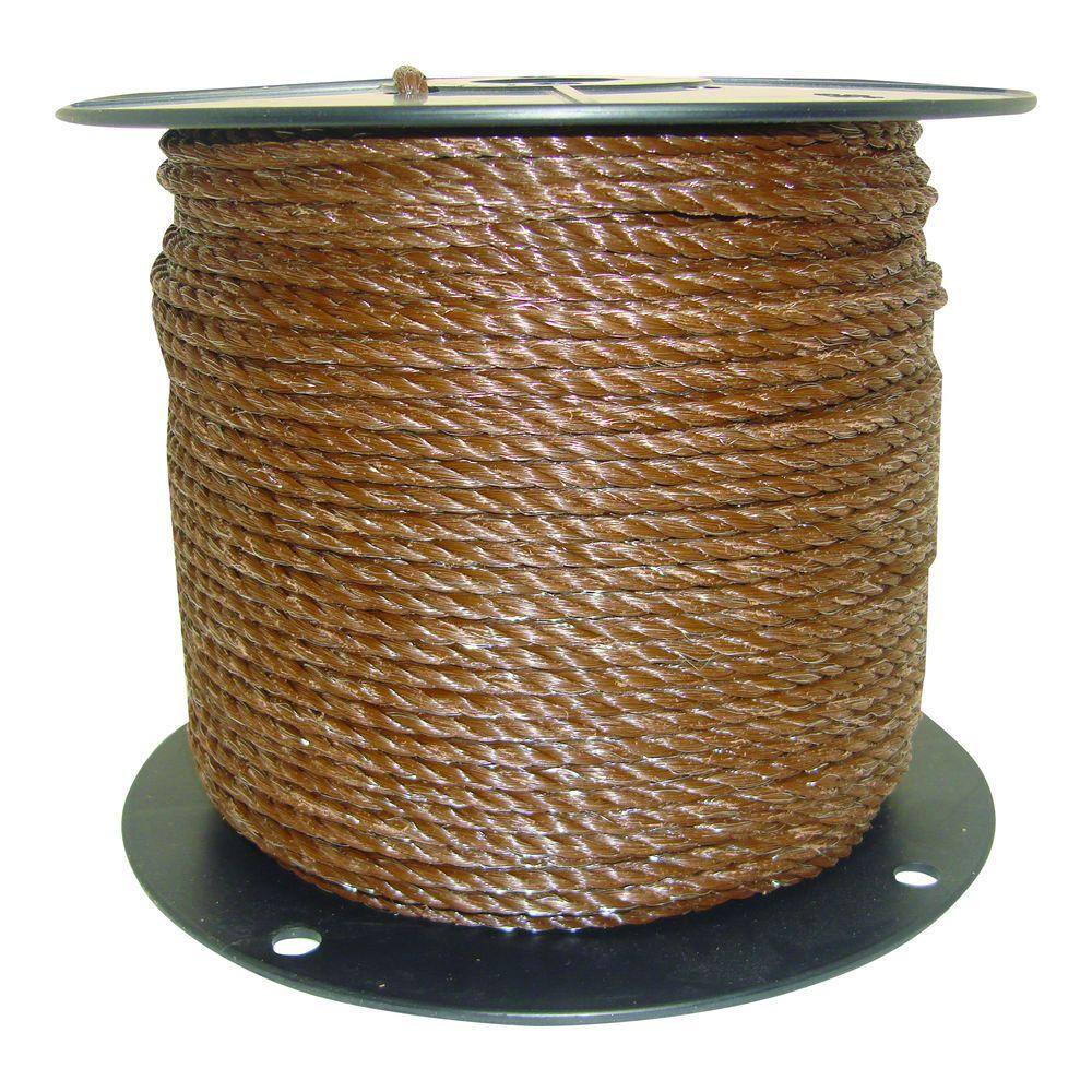 Field Guardian 631835 1 4 in. Brown Polyrope Field Guardian 631835 1/4 in. Brown Polyrope