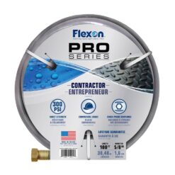 Flexon CG58100CN 5/8 in. x 100 ft. Contractor Grade Garden Hose