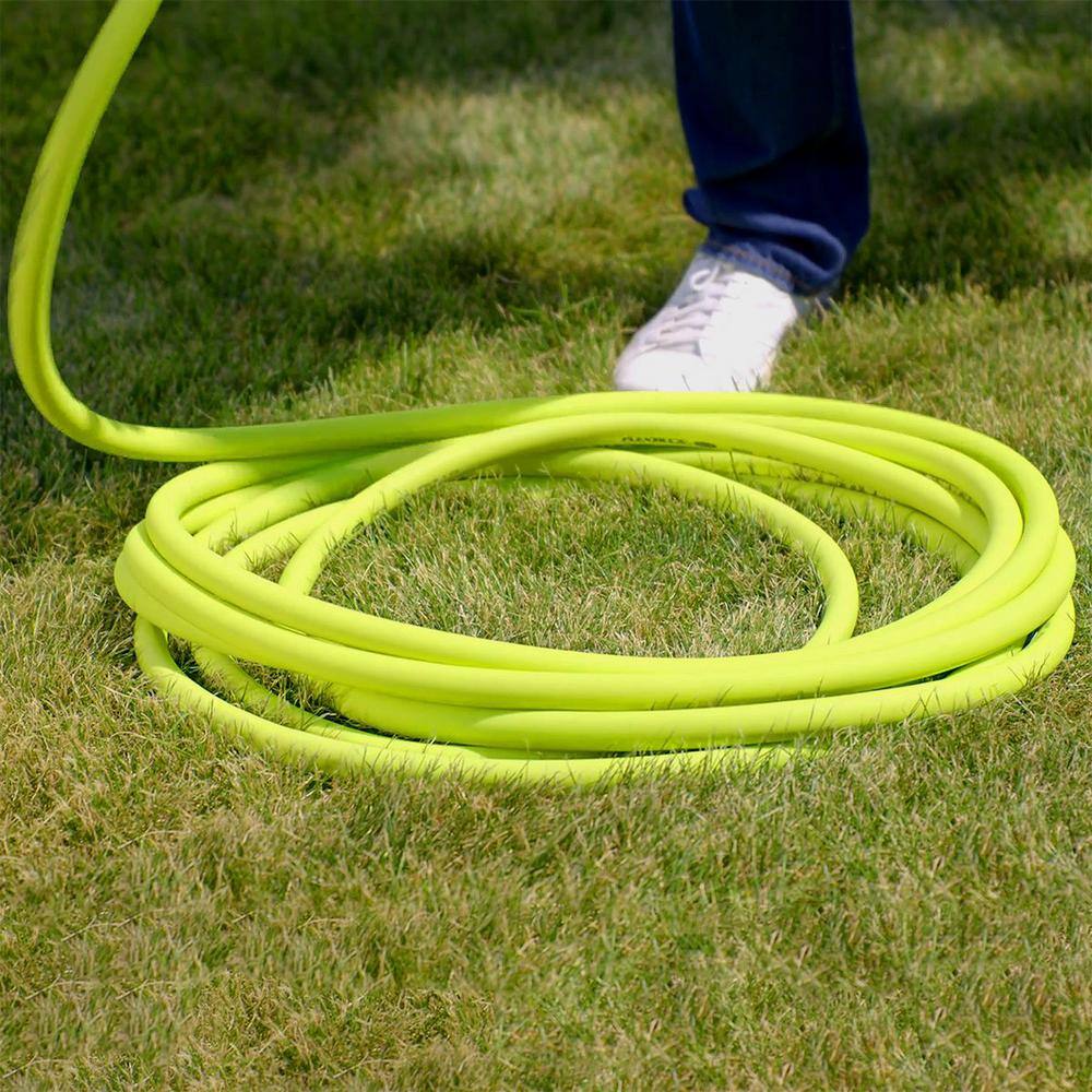 Flexzilla HFZG575YW-E 5 8 in. x 75 ft. Garden Hose with 3 4 in. GHT Fittings11