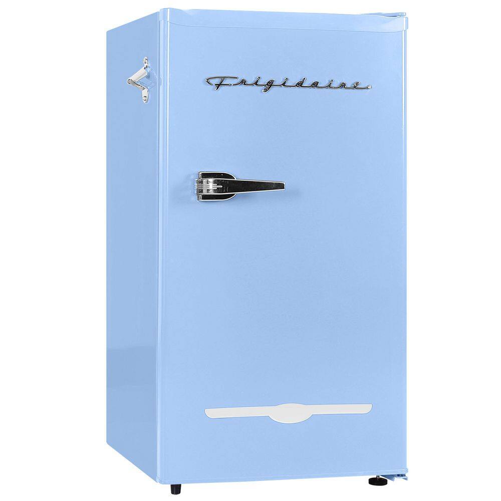 Frigidaire EFR376-BLUE 3.2 cu. ft. Retro Vintage Compact Mini Fridge in Blue Frigidaire EFR376-BLUE 3.2 cu. ft. Retro Vintage Compact Mini Fridge in Blue