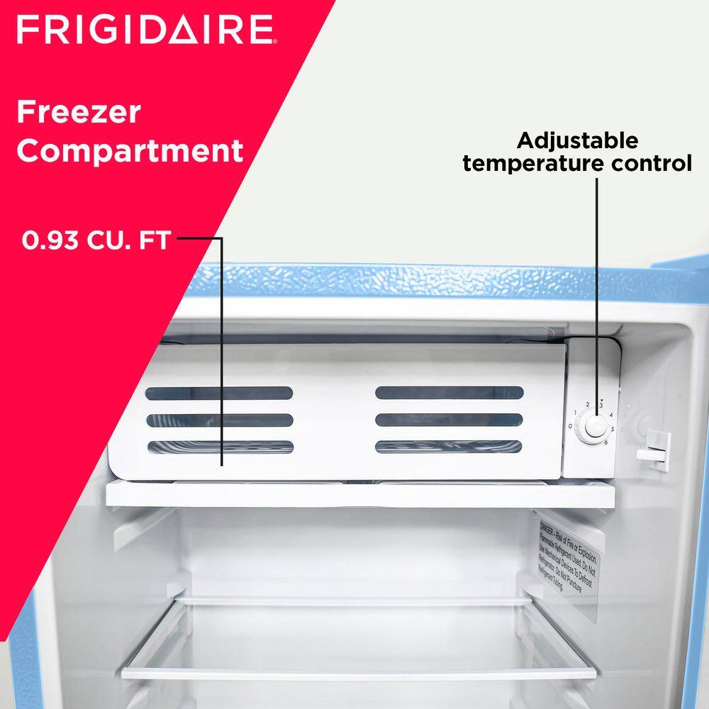 Frigidaire EFR376-BLUE 3.2 cu. ft. Retro Vintage Compact Mini Fridge in Blue1