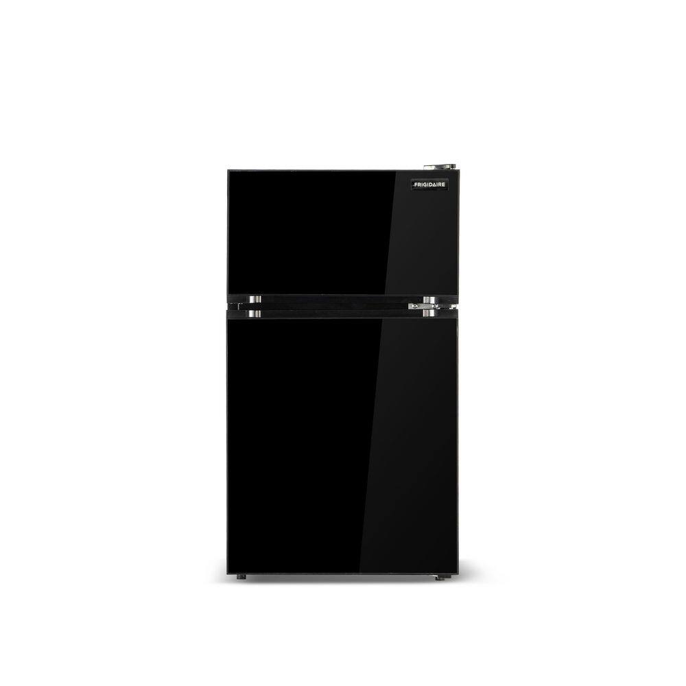 Frigidaire EFR382-BLACK-6COM 3.1 cu. ft. 2 ft. Door Mini Refrigerator with Freezer in Black Frigidaire EFR382-BLACK-6COM 3.1 cu. ft. 2 ft. Door Mini Refrigerator with Freezer in Black