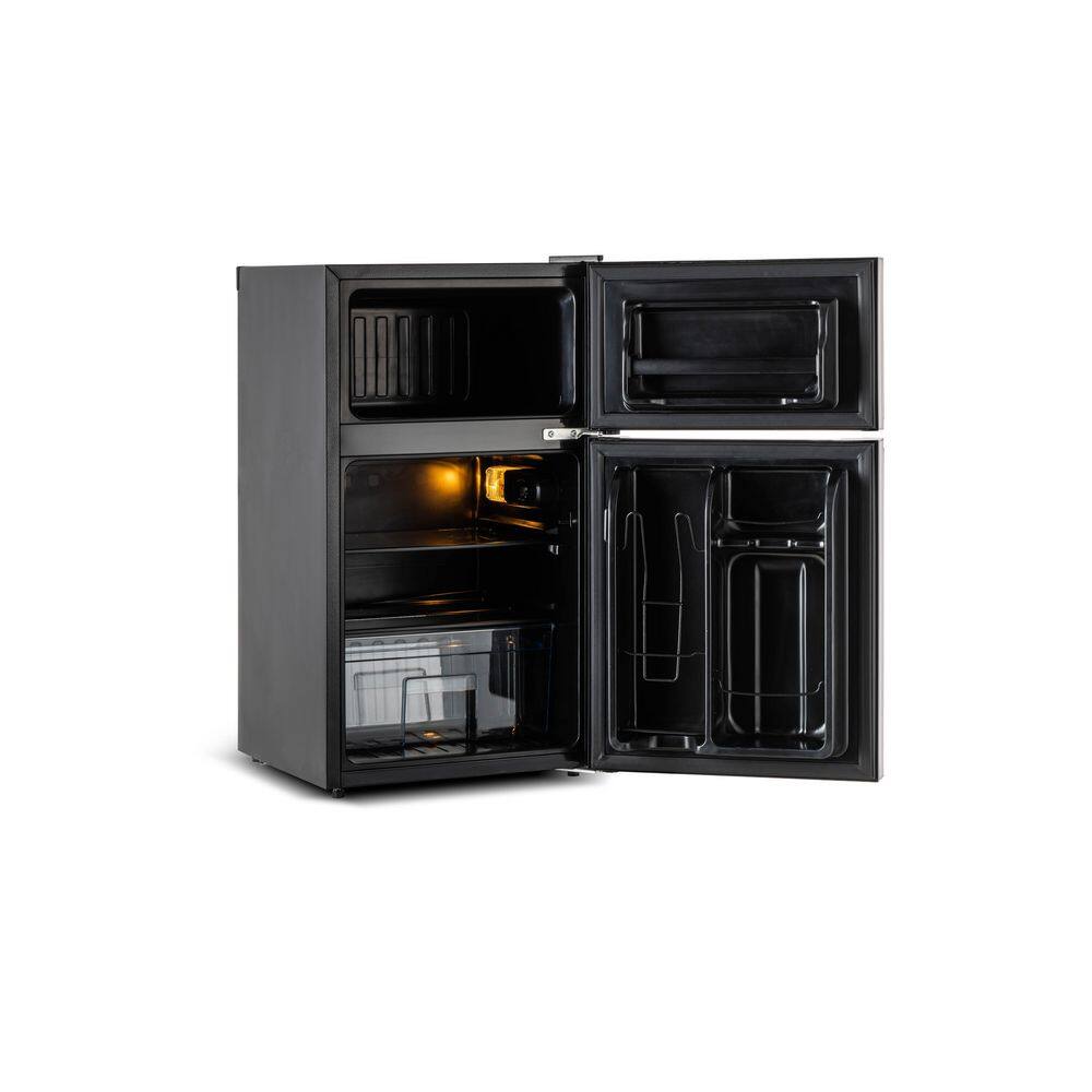 Frigidaire EFR382-BLACK-6COM 3.1 cu. ft. 2 ft. Door Mini Refrigerator with Freezer in Black3