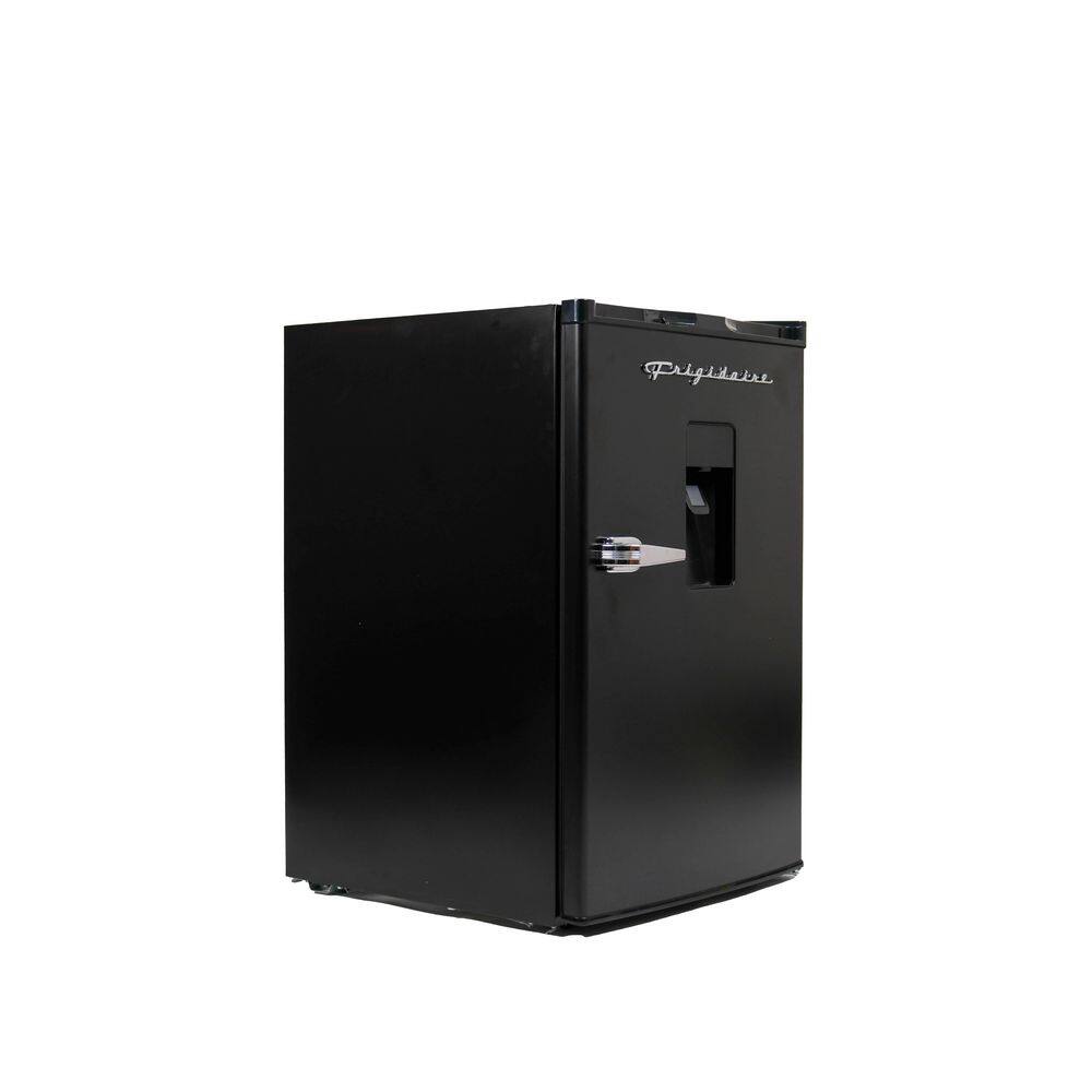 Frigidaire EFR494-BLACK 21.7 in. 4.5 cu. ft Retro Mini Refrigerator in Black with Built-in Water Dispenser4