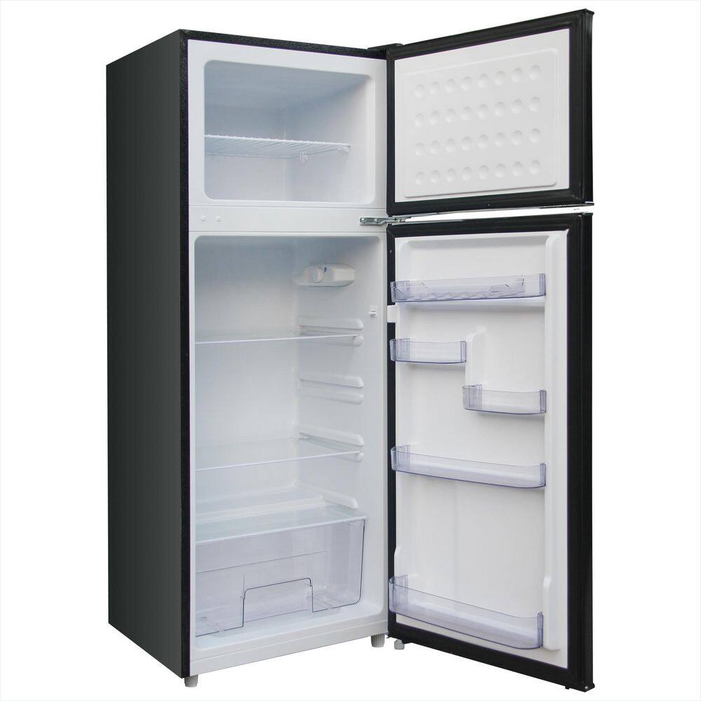Frigidaire EFR786-BLACK 7.5 cu ft Mini Refrigerator with Top Freezer and Chrome Handles in Black1
