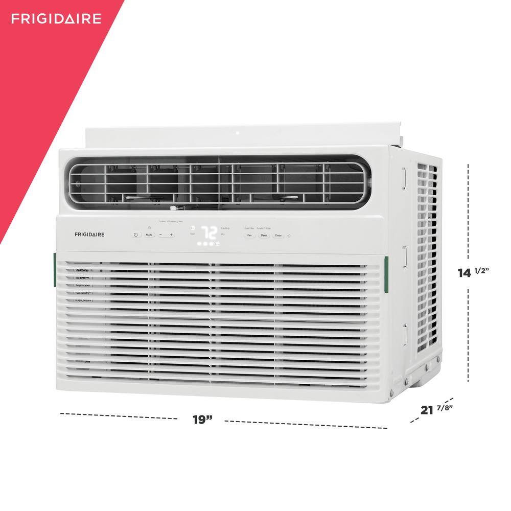 Frigidaire FHWW124WD1 12,000-BTU 115-Volt Window Air Conditioner Cools 550 sq. ft. with Wi-Fi and Remote Control in White1