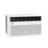 GE AWCS08WWT 8,000 BTU 115-Volt Smart Window Air Conditioner for 350 Sq. Ft. in White with Wi-Fi and Remote