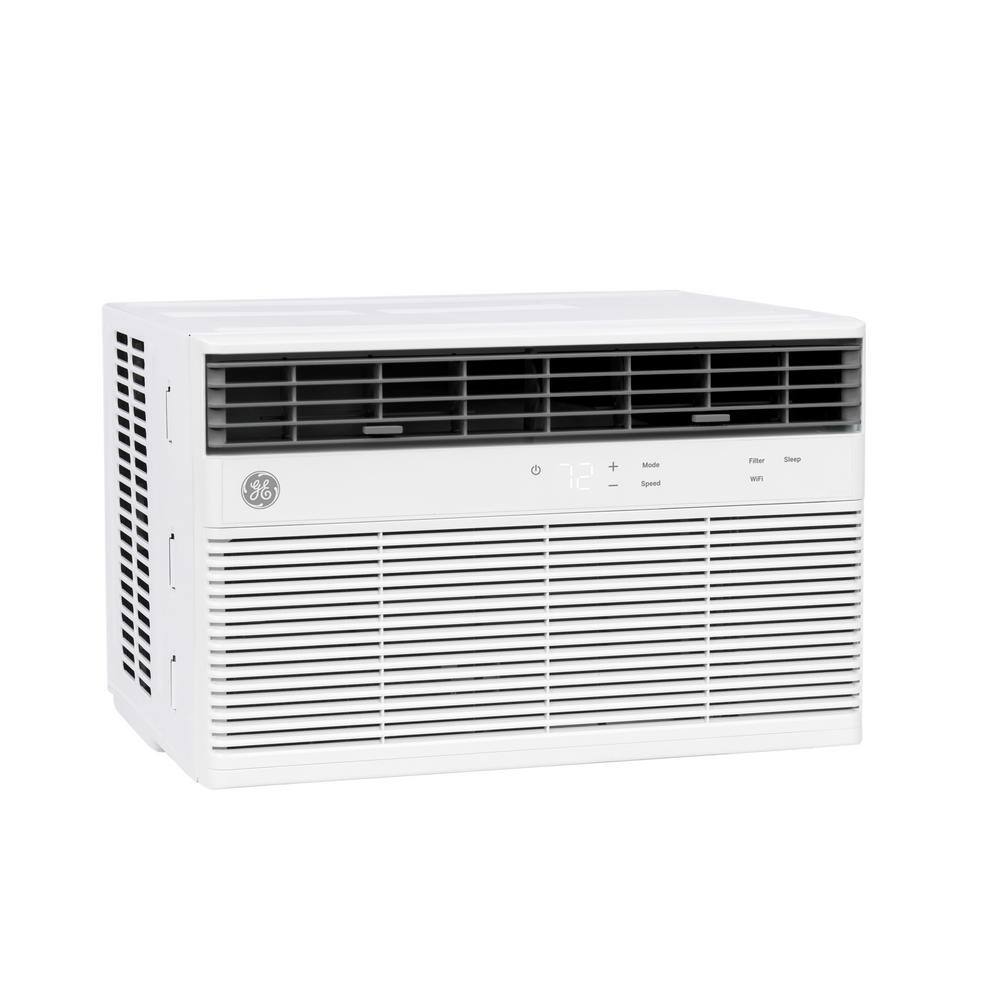 GE AWCS08WWT 8,000 BTU 115-Volt Smart Window Air Conditioner for 350 Sq. Ft. in White with Wi-Fi and Remote GE AWCS08WWT 8,000 BTU 115-Volt Smart Window Air Conditioner for 350 Sq. Ft. in White with Wi-Fi and Remote