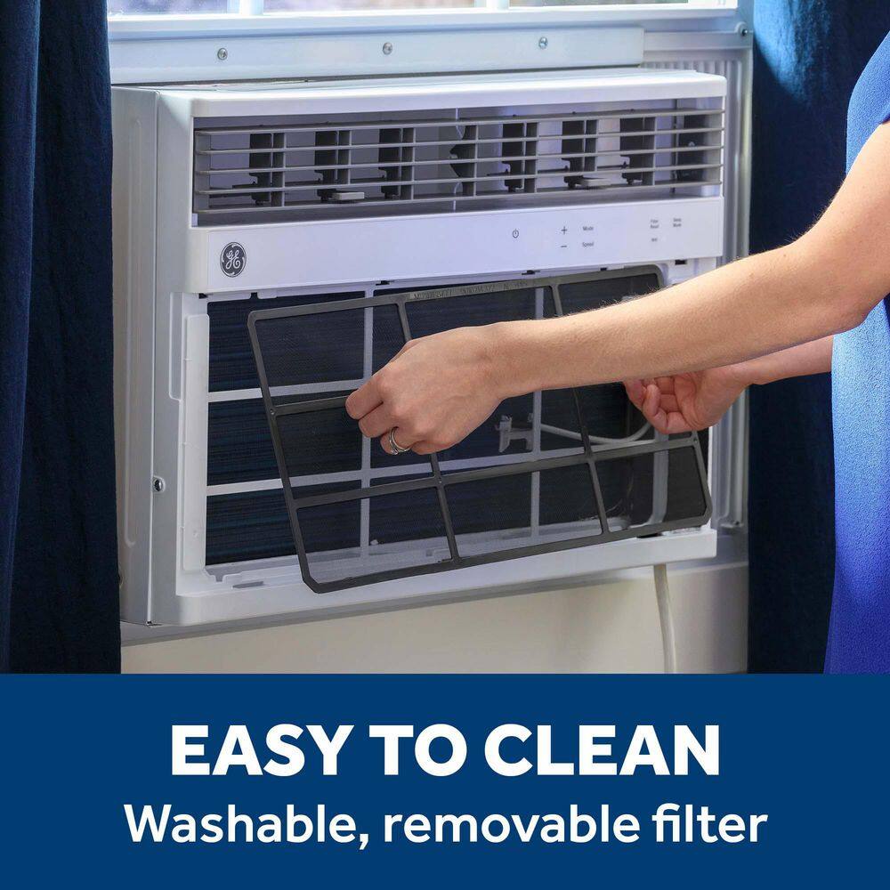 GE AWCS08WWT 8,000 BTU 115-Volt Smart Window Air Conditioner for 350 Sq. Ft. in White with Wi-Fi and Remote11