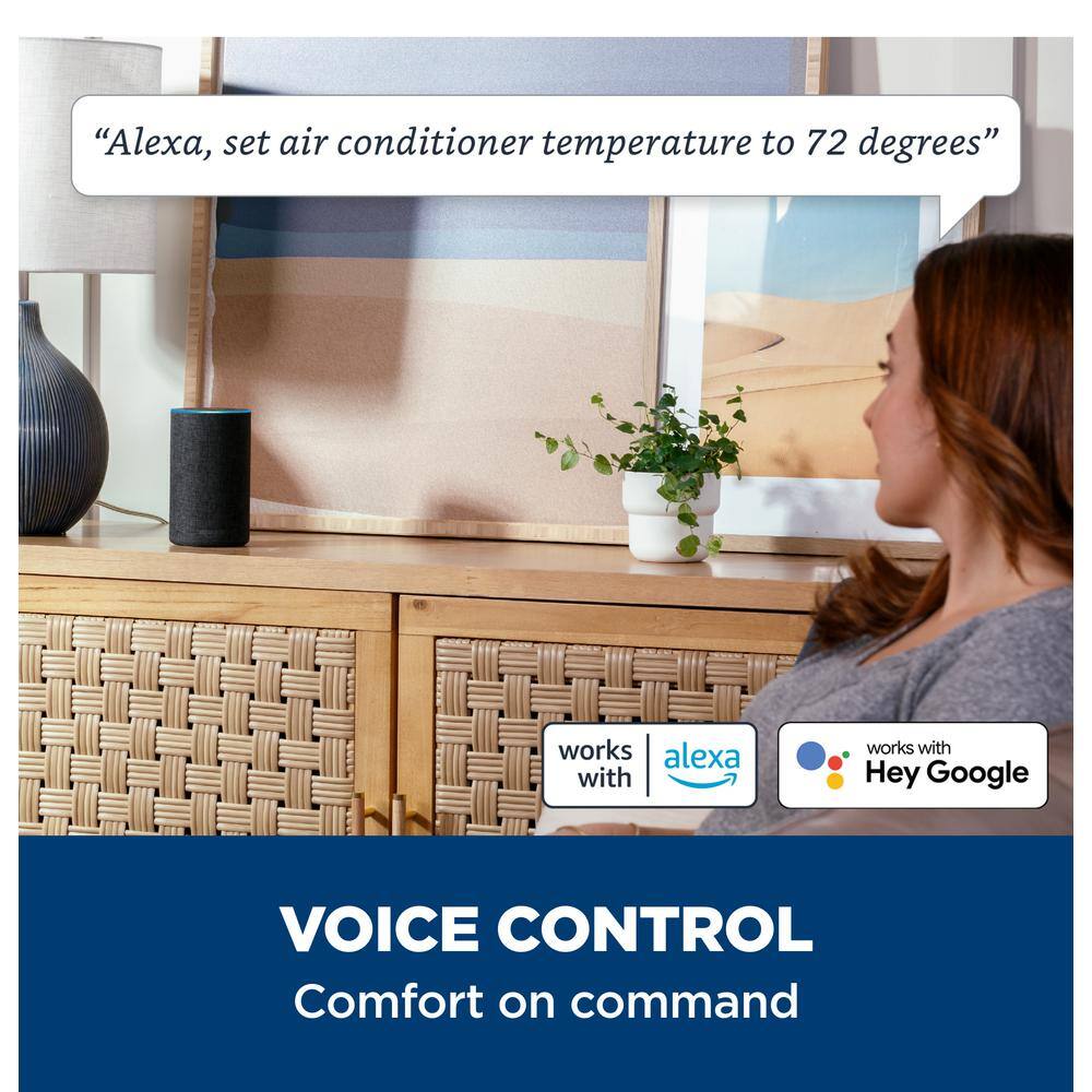 GE AWCS08WWT 8,000 BTU 115-Volt Smart Window Air Conditioner for 350 Sq. Ft. in White with Wi-Fi and Remote4