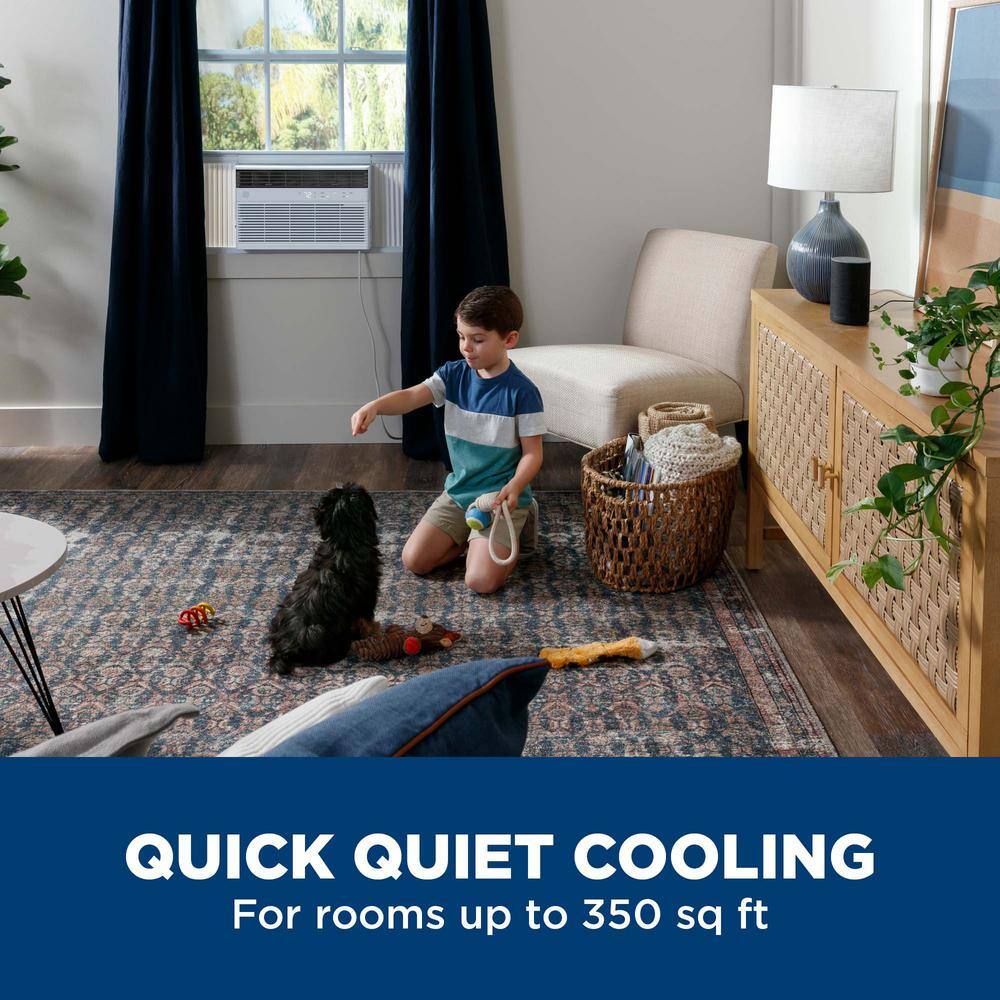 GE AWCS08WWT 8,000 BTU 115-Volt Smart Window Air Conditioner for 350 Sq. Ft. in White with Wi-Fi and Remote6