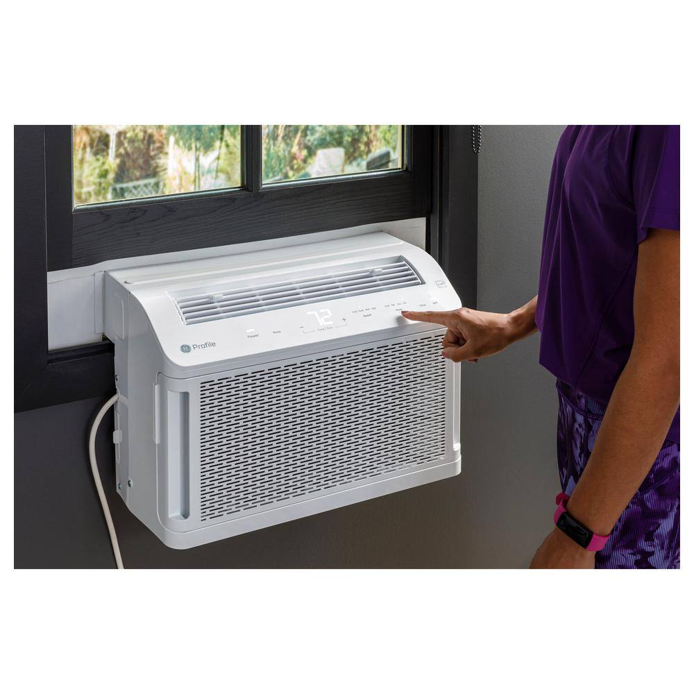 GE PHNT10CC Profile ClearView Ultra Quiet 10,000 BTU 115V Window Air Conditioner Cools 450 Sq. Ft. with Easy Install in White0