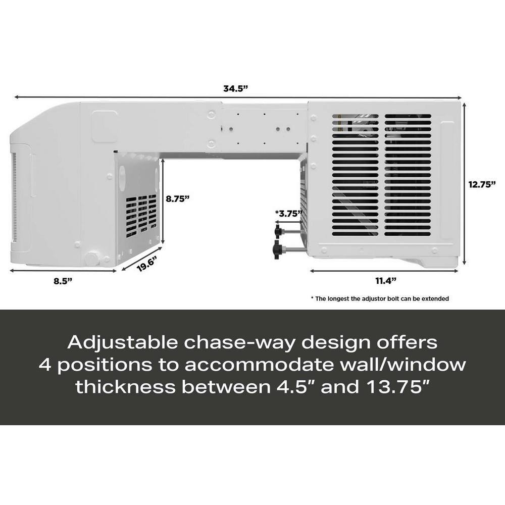 GE PHNT10CC Profile ClearView Ultra Quiet 10,000 BTU 115V Window Air Conditioner Cools 450 Sq. Ft. with Easy Install in White16