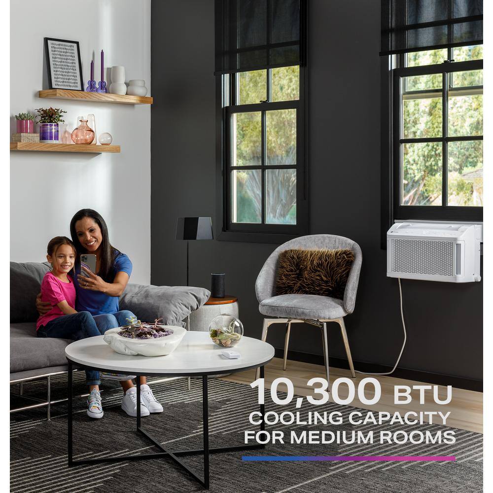 GE PHNT10CC Profile ClearView Ultra Quiet 10,000 BTU 115V Window Air Conditioner Cools 450 Sq. Ft. with Easy Install in White7