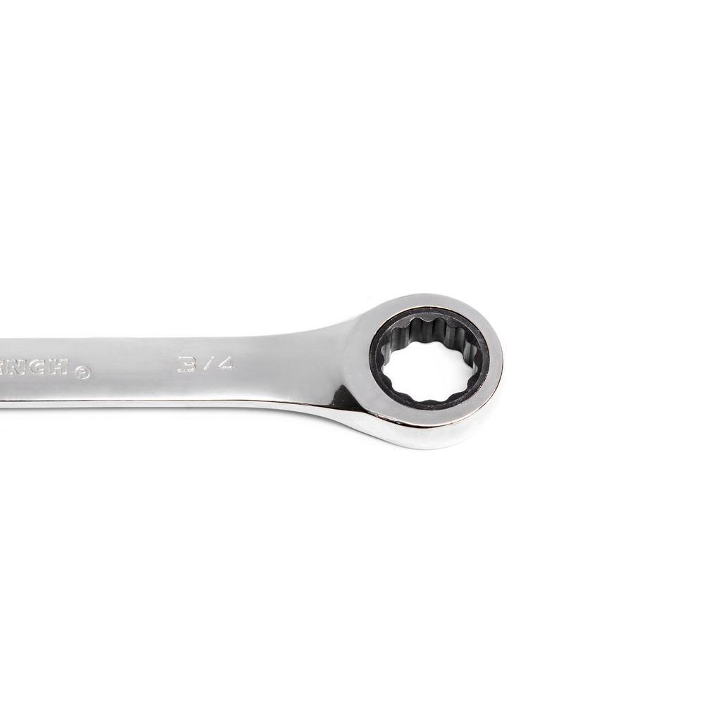 GEARWRENCH 85599 72-Tooth 12 Point SAE Open End Combination Ratcheting Wrench Set(8-Piece)4