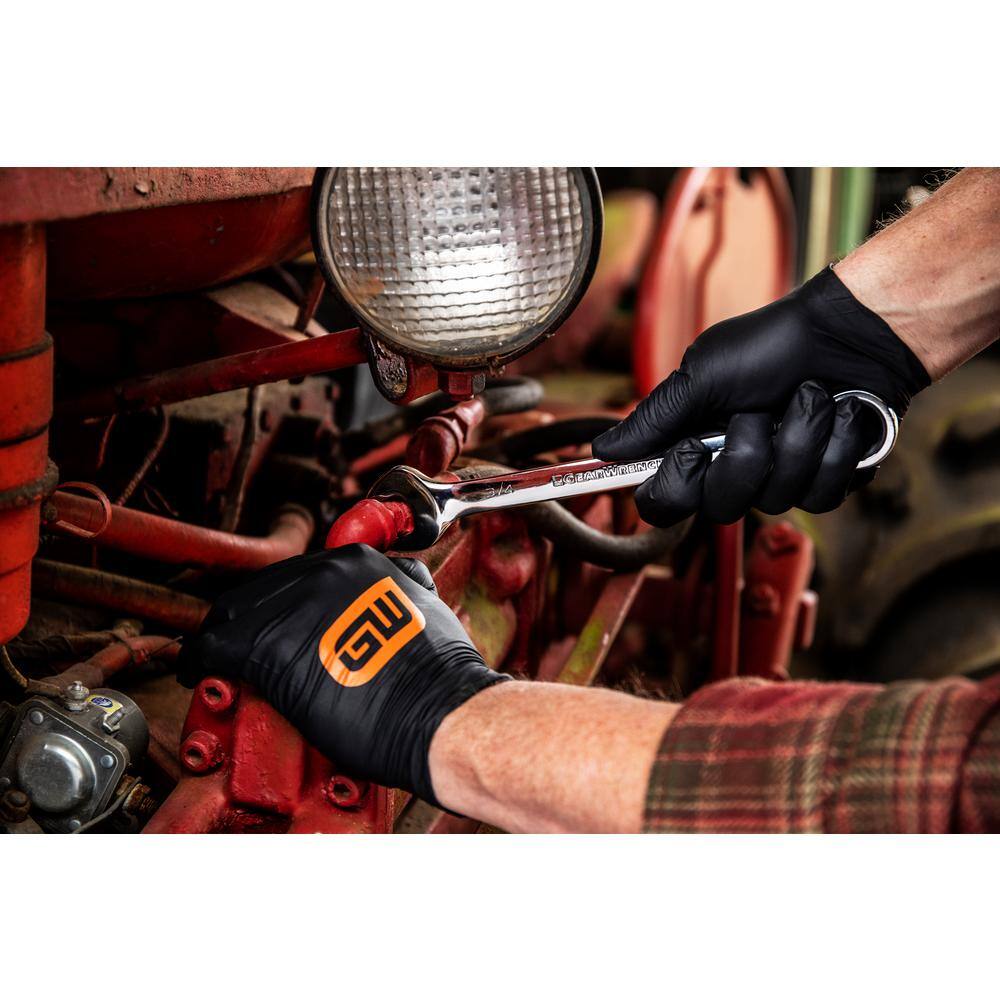 GEARWRENCH 85599 72-Tooth 12 Point SAE Open End Combination Ratcheting Wrench Set(8-Piece)5