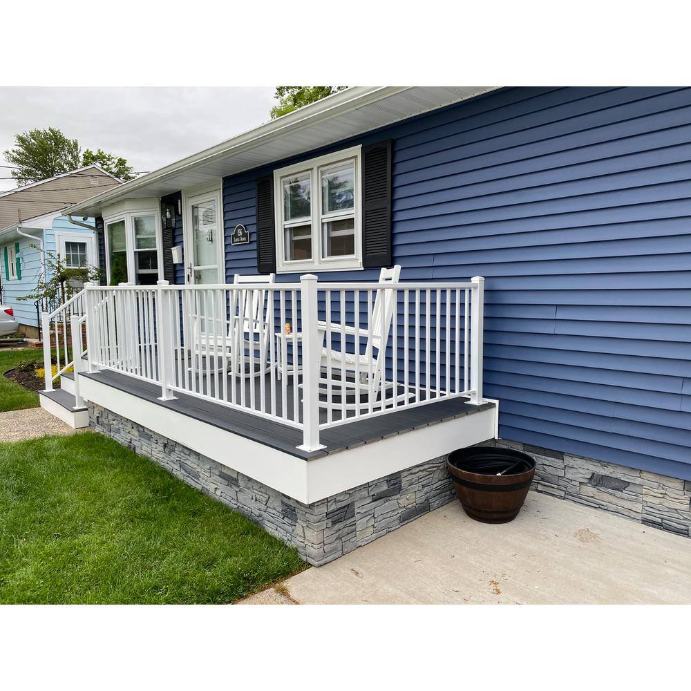 GenStone G2NSL Stacked Stone 2 in. x 3.5 in. x 42 in. Northern Slate Faux Stone Siding Ledger8