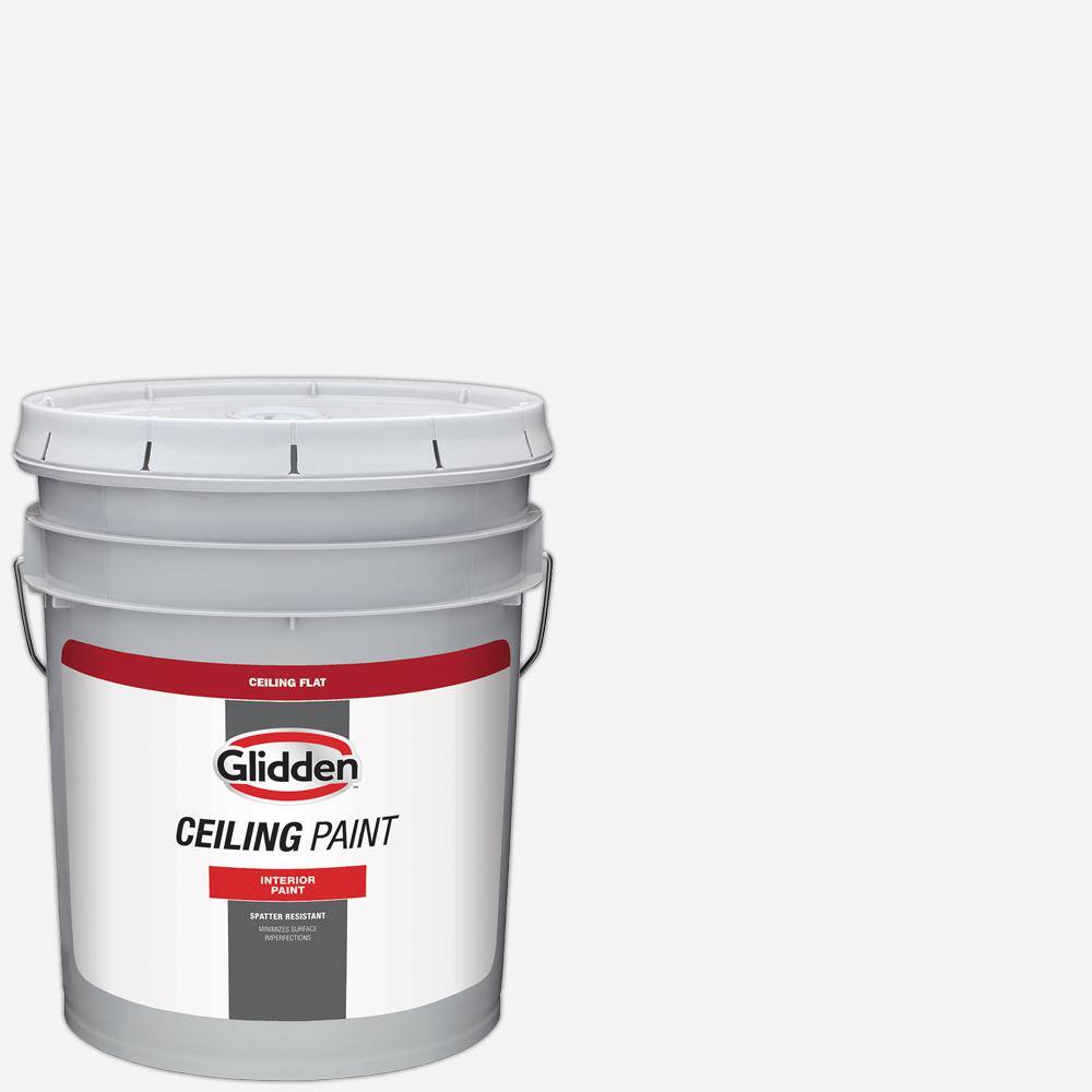 Glidden Ceiling GPL-0000-05 5 gal. High-Hiding White Interior Dead-Flat Ceiling Paint Glidden Ceiling GPL-0000-05 5 gal. High-Hiding White Interior Dead-Flat Ceiling Paint
