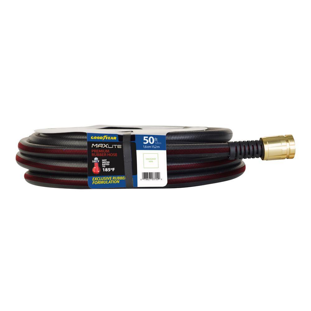 Goodyear CGYTSGC58050 MAXLite 5 8 in. x 50 ft. Premium Duty Rubber+ Water Hose9