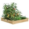 Greenes Fence RC 4C4 4 ft. x 4 ft. x 7 in. Original Cedar Raised Garden Bed