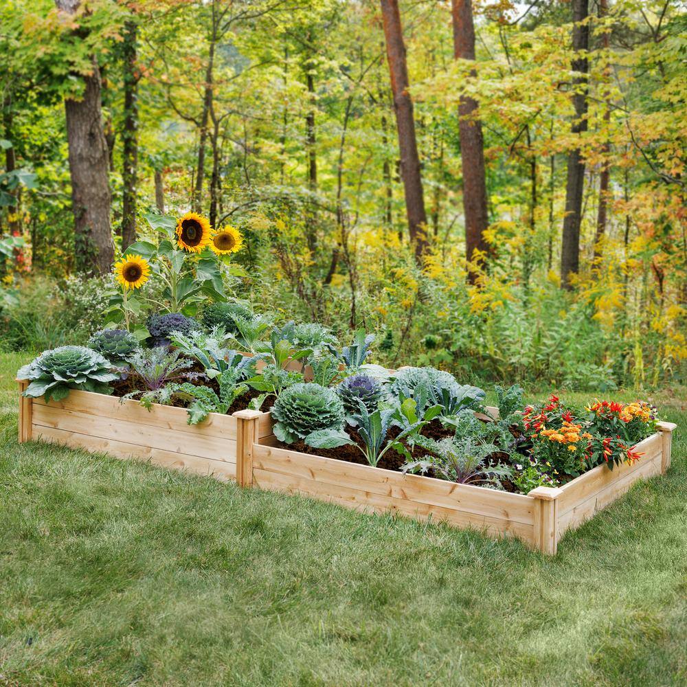 Greenes Fence RC 4C8T2 4 ft. x 8 ft. x 10.5 in. Original Cedar Raised Garden Bed9