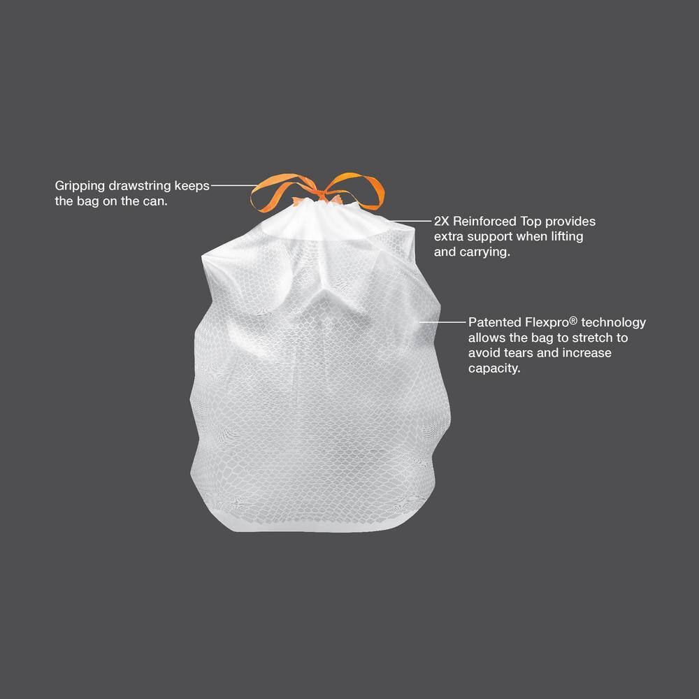 HDX FlexPro 13 Gallon Reinforced Top Fresh Scent Tall Kitchen Trash Bag (560-Count)3