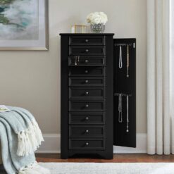 Home Decorators Collection JS-3426-B Bradstone Charcoal Black Jewelry Armoire