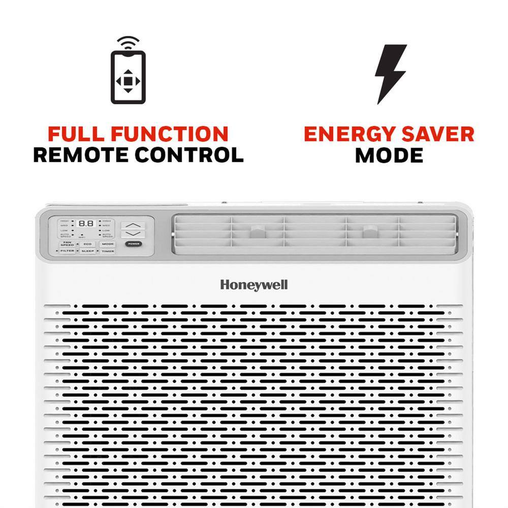 Honeywell HAC14 14,000 BTU Digital Window Air Conditioner, Remote, LED Display, 4 Modes, Eco, 800 sq. ft. Coverage3