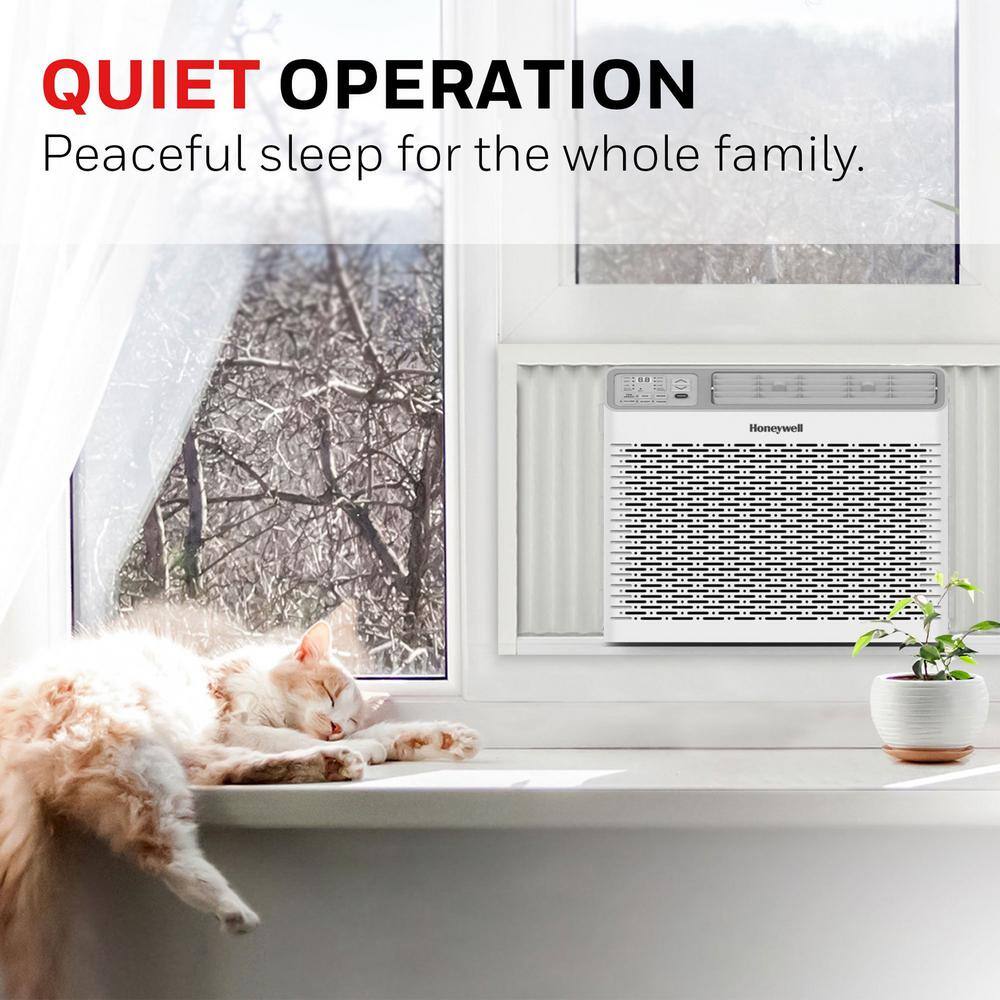 Honeywell HAC14 14,000 BTU Digital Window Air Conditioner, Remote, LED Display, 4 Modes, Eco, 800 sq. ft. Coverage5