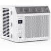 Honeywell HAC6 6,000 BTU Digital Window Air Conditioner, Remote, LED Display, 4-Modes, Eco, 115-Volt/60 Hz, 250 Sq. Ft. Coverage