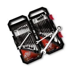 Husky HRW20PCFOLD 72-Tooth Ratcheting SAE MM Combination Wrench Set (20-Piece)