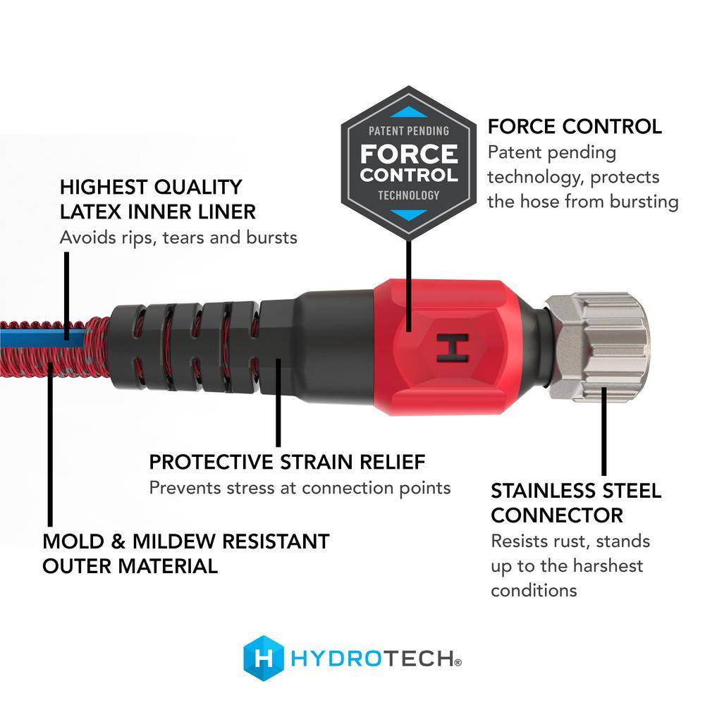 Hydrotech 5595C3 ProSeries Expandable 3 4 in. Diameter x 200 ft. Garden Water Hose3