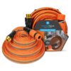 Hydrotech 5616C3 5/8 in. Dia x 75 ft. Flexible FlatJacket Garden Water Hose
