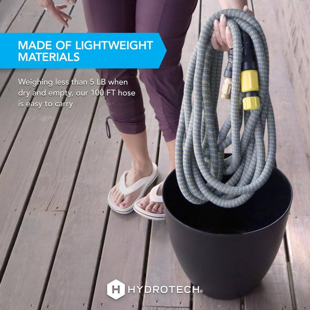 Hydrotech 8991 5 8 in. Dia x 100 ft. Expandable Garden Water Hose (7)