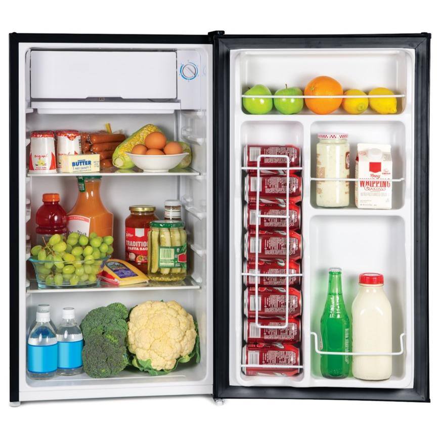 IGLOO IRF32BK6A 18 in. Width 3.2 cu.ft. Black Mini Refrigerator in Black1