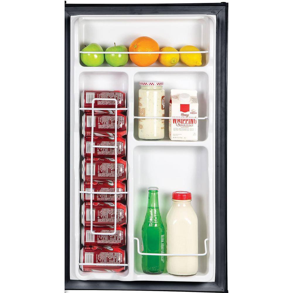 IGLOO IRF32BK6A 18 in. Width 3.2 cu.ft. Black Mini Refrigerator in Black3