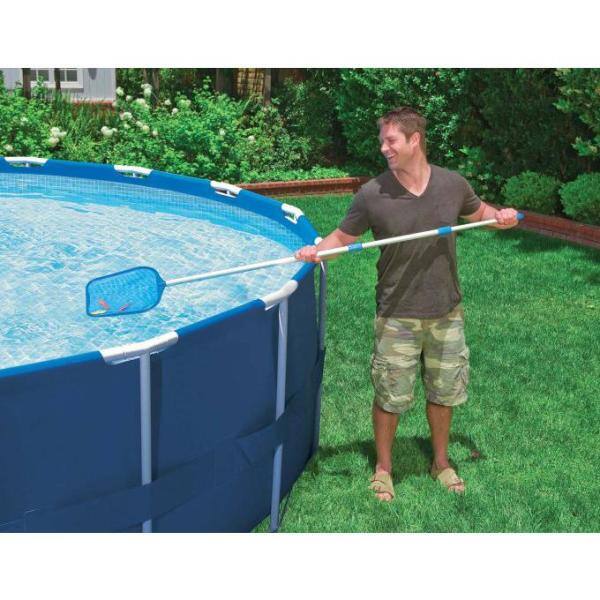 Intex 10 ft. x 2.5 ft. Pool Kit with Pool Set with Filter Pump with 10 ft. Round Pool Cover5
