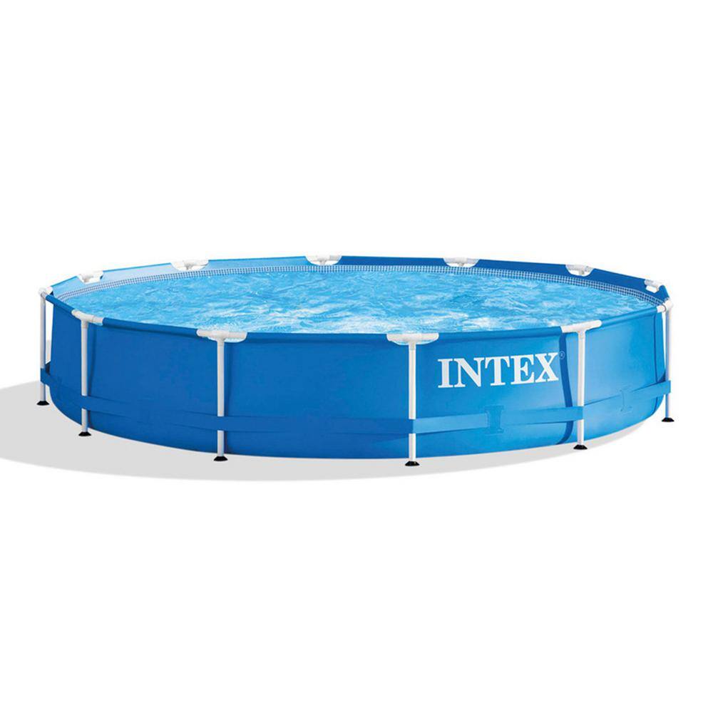 Intex 28210EH-HD 12 ft. x 30 in. Above Ground Swimming Pool (Pump Not Included), Round Intex 28210EH-HD 12 ft. x 30 in. Above Ground Swimming Pool (Pump Not Included), Round