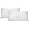 J&V TEXTILES 2PK-5131 Hypoallergenic Memory Foam King Pillow (Set of 2)