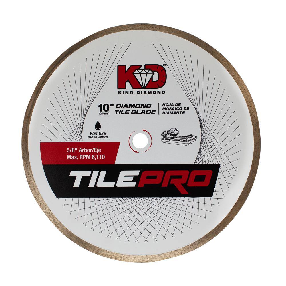 KING DIAMOND C10S7 10 in. Diamond Tile Circular Saw Blade KING DIAMOND C10S7 10 in. Diamond Tile Circular Saw Blade