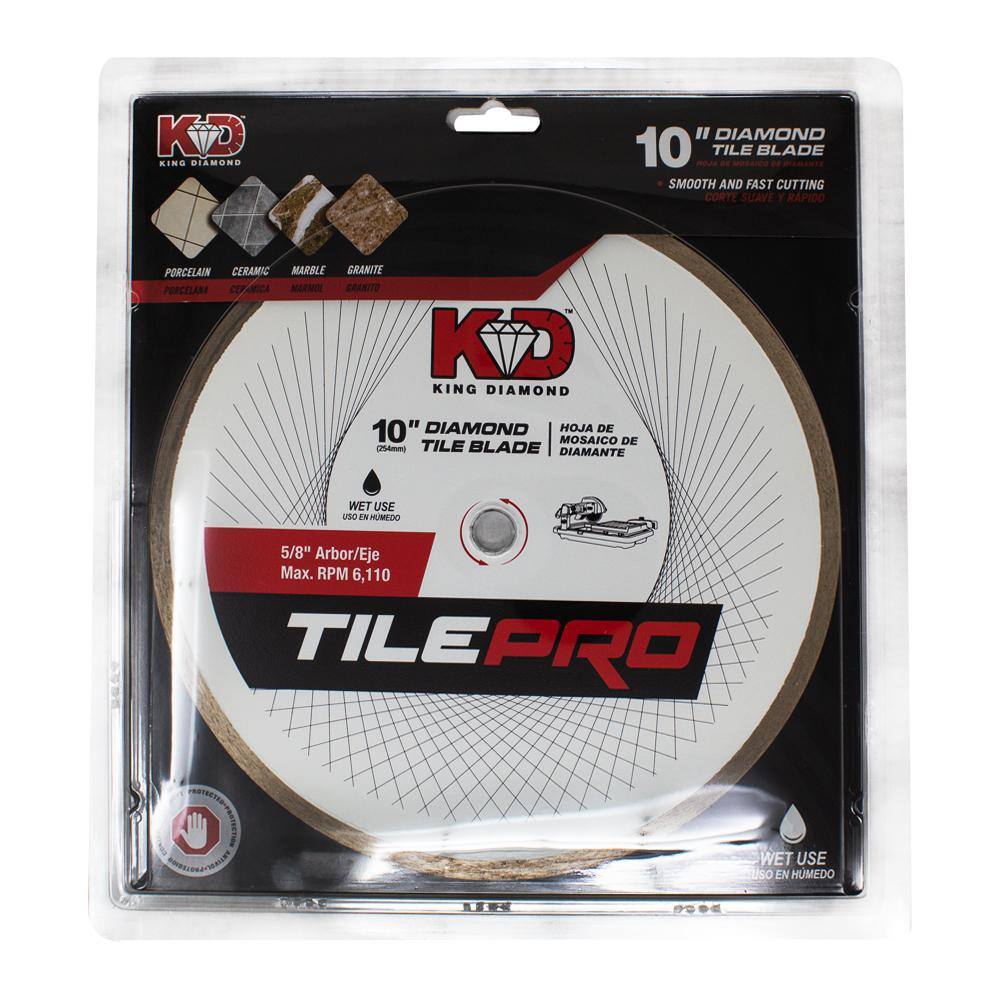 KING DIAMOND C10S7 10 in. Diamond Tile Circular Saw Blade4