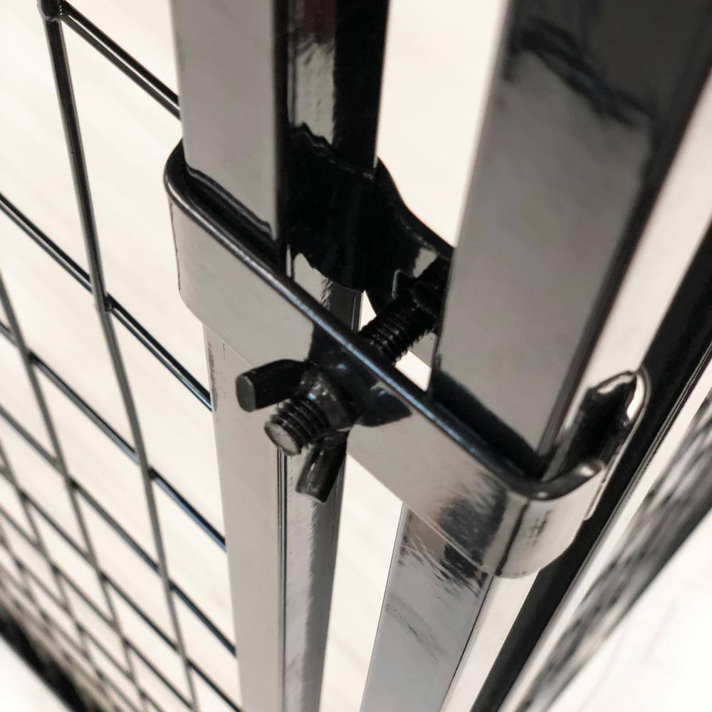 KennelMaster DK644WC 4 ft. x 4 ft. x 6 ft. Welded Wire Dog Fence Kennel Kit11