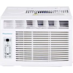 Keystone KSTAW10CE 10,000 BTU (DOE) 120-Volt Window Air Conditioner Cools 450 sq. ft. with Remote in White