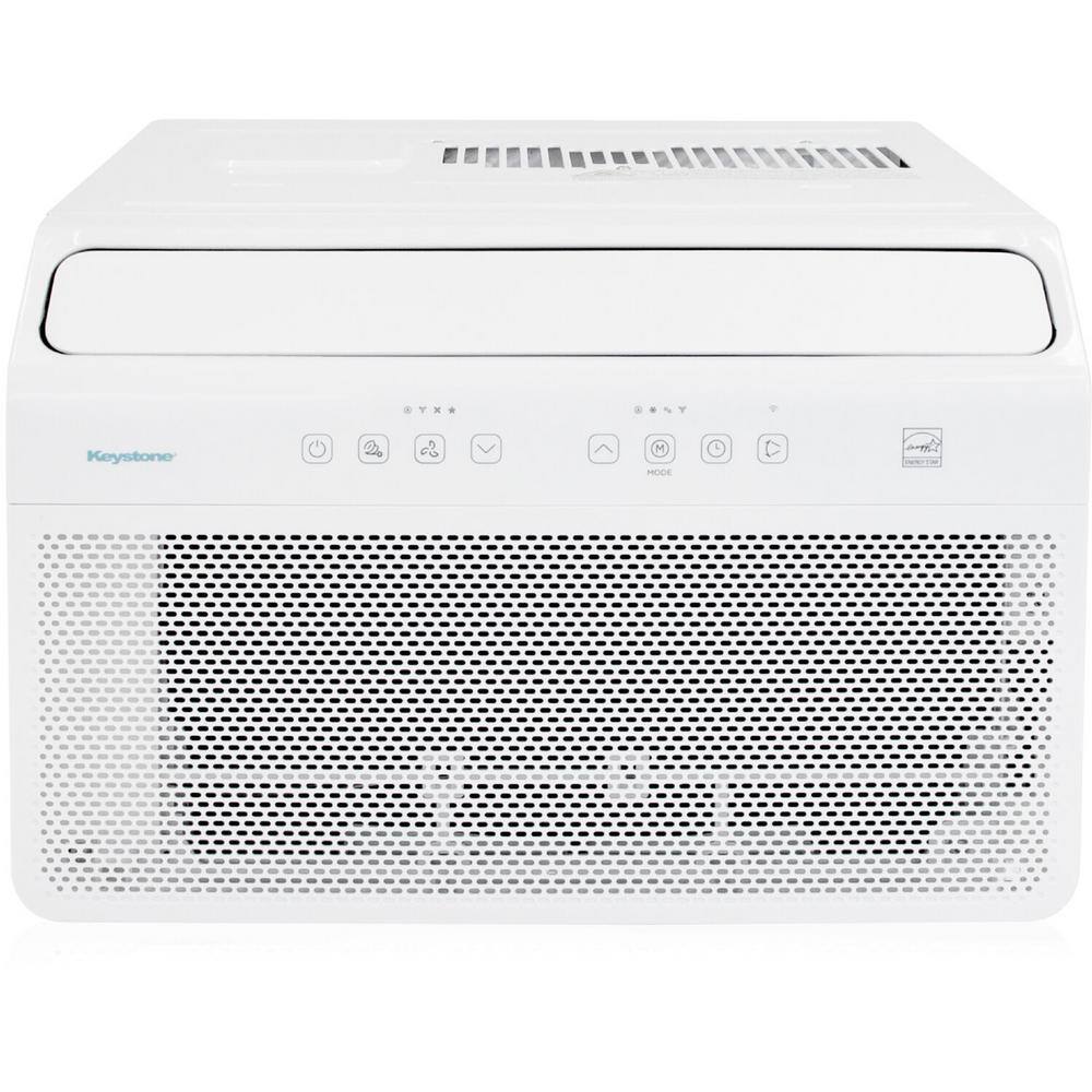 Keystone KSTAW12INV-HC 12,000 BTU (DOE) 115-Volt Window Mounted Inverter Air Conditioner with Heater and Remote Control Keystone KSTAW12INV-HC 12,000 BTU (DOE) 115-Volt Window Mounted Inverter Air Conditioner with Heater and Remote Control