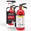 Kidde 21033044 Pro Series 210 Fire Extinguisher with Hose and Easy Mount Bracket, 2-A:10-B:C, Dry Chemical, Rechargeable