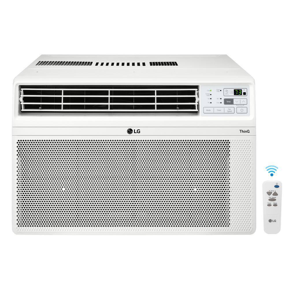 LG LW1523ERSM 14,000 BTU 115V Window Air Conditioner Cools 700 sq. ft. with Wi-Fi, Remote, Dehumidifier and in White LG LW1523ERSM 14,000 BTU 115V Window Air Conditioner Cools 700 sq. ft. with Wi-Fi, Remote, Dehumidifier and in White