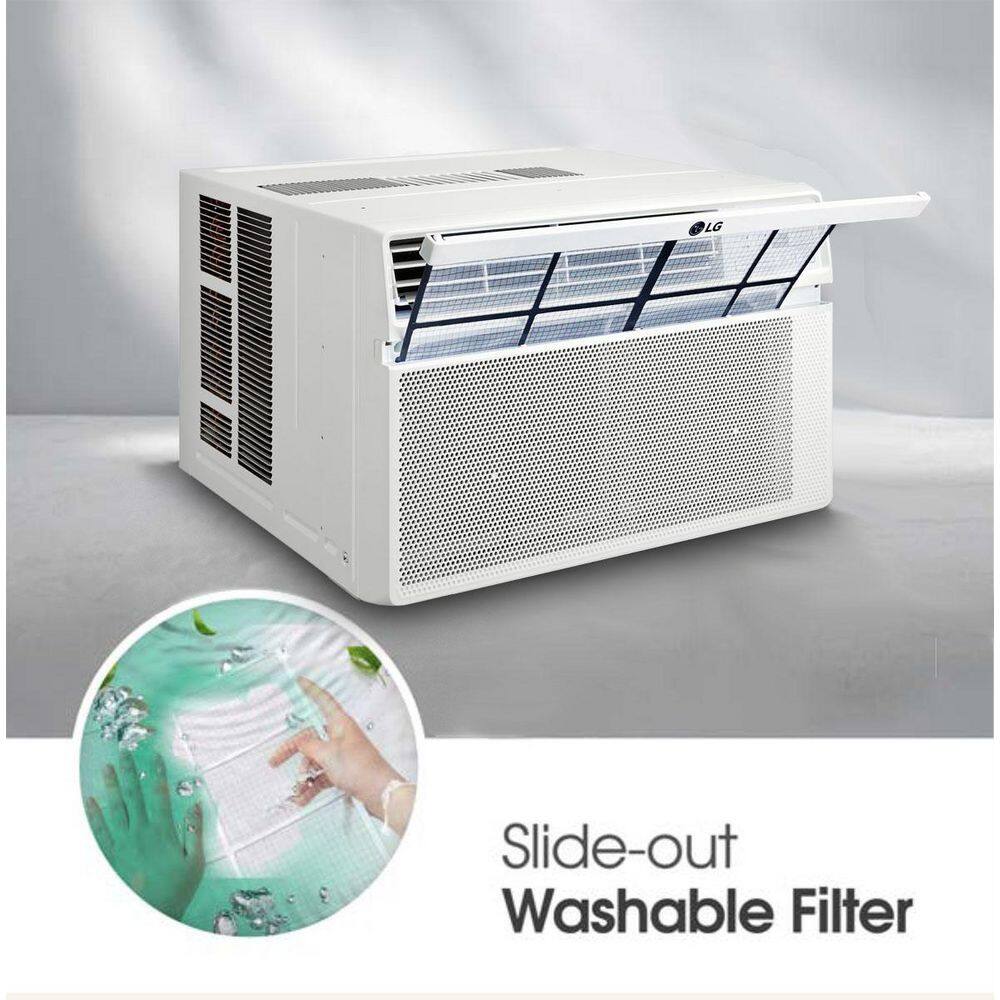 LG LW1523ERSM 14,000 BTU 115V Window Air Conditioner Cools 700 sq. ft. with Wi-Fi, Remote, Dehumidifier and in White13