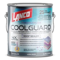 Lanco RC3700-4 Coolguard 1 Gal. Insulating Elastomeric White Roof Sealer