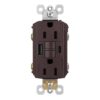 Legrand 1597TRUSBACDBC4 radiant 15 Amp 125-Volt Tamper Resistant Self-Test GFCI Duplex Outlet with Type A/C USB, Dark Bronze